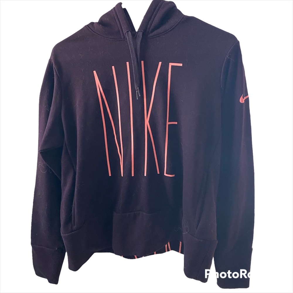 Nike purple hooded sweatshirt size L